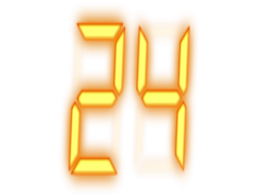 24 Hours, 24 Options, 24 Styles, 24 Patterns, 24 Colors PNG