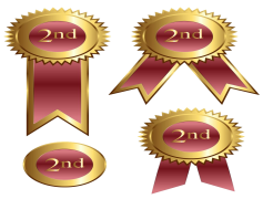 2nd Award, Winner, Success, Excellence, Honor PNG