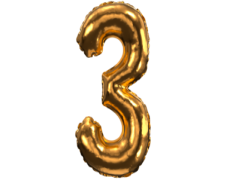 3 Balloon, Celebration, Air-filled, Party, Colorful PNG