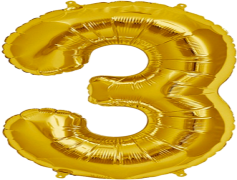 3 Balloon, Helium, Festive, Event, Decor PNG