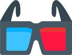 3D Glasses, Movie Accessories, Cinematic Experience, Optical Technology, Enhanced Viewing PNG