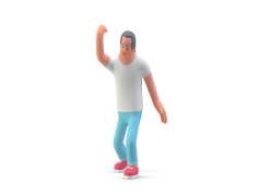 3D Man, Visual, Style, Character, Animation PNG