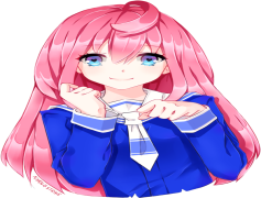 Aesthetic Anime Girl, Fantasy Elements, Expressive Eyes, Dreamy Vibes, Cute Accessories PNG