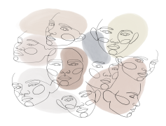 Aesthetic Theme Minimal, Subtle Colors, Sleek Style, Simple Shapes, Tranquil Vibes PNG