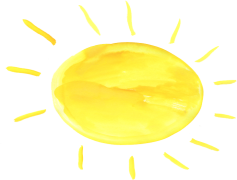 Aesthetic Theme Sun, Radiant Glow, Serene Skies, Bright Horizon, Nature Beauty PNG