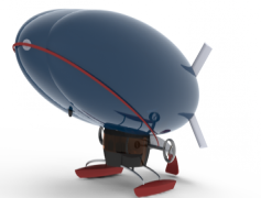Airship, Fantasy, Travel, Zeppelin, Adventure PNG