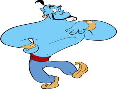 Aladdin Genie, Lamp, Magic, Adventure, Friendship PNG