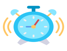 Alarm Clock, Morning Routine, Digital Display, Snooze, Time Management PNG