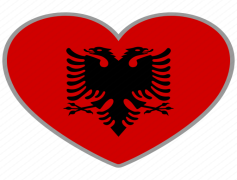 Albania Flag, Balkan Heritage, Patriotism, Black Eagle, Historical Significance PNG
