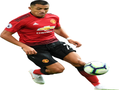 Alexis Sánchez Manchester United, Forward, Premier League, 2018 Move, Red Devils PNG
