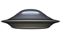 Alien Spaceship, UFO, Cosmic Craft, Galactic Explorer, Spacecraft PNG