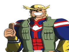 All Might, Inspiring, Transformation, Mentor, Heroic PNG