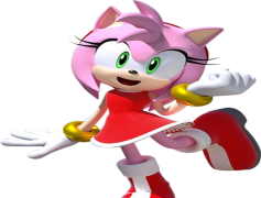 Amy Rose, Energetic, Enthusiastic, Character, Pink PNG