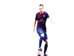 Andres Iniesta, Playmaker Extraordinaire, Midfield Maestro, Spanish Icon, World Cup Hero PNG