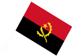Angola Flag, National Symbol, Red, Black, Coat of Arms PNG