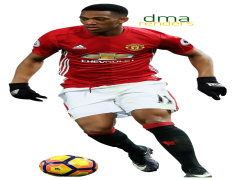 Anthony Martial, French International, Football Talent, Manchester United, Goal Scorer PNG