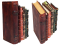 Antique Book Stack, Old Tomes, Nostalgic Reading, Classic Novels, Literary Collection PNG