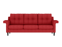 Armchair Red Modern, Contemporary Furniture, Modern Chic, Home Decor, Cozy Living PNG