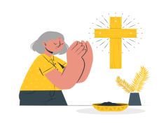 Ash Wednesday, Faith, Repentance, Ritual, Reflection PNG