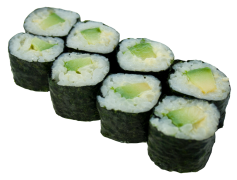 Avocado Roll, Healthy, Sushi, Seaweed, Tasty PNG