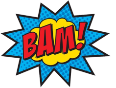 Bam, Clash, Pop, Zap, Pow PNG