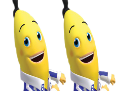 Banana In Pajamas, Playful, Adventure, Animated, Fun PNG