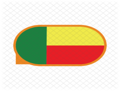 Benin Flag, Republic Emblem, Cultural Identity, Colorful Banner, African Heritage PNG