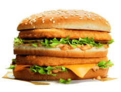 Big Mac, Sauce, Pickles, Cheese, Lettuce PNG