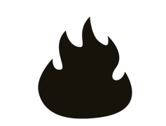 Black Fire, Heat, Flames, Smoke, Blaze PNG