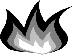Black Fire, Intensity, Passion, Blaze, Energy PNG