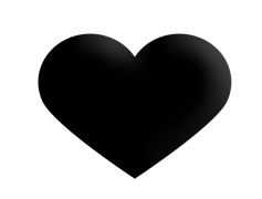 Black Heart Emoji, Love Icon, Digital Emoji, Emojis Collection, Heart Symbol PNG