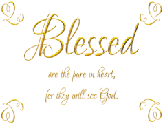 Blessed, Fortunate, Grateful, Loved, Abundant PNG