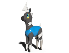 Blitzle Pokemon, Wild Habitat, Zebra Pokémon, Electric Type, Unova Region PNG