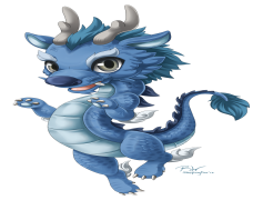 Blue Dragon, Celestial Entity, Mythical Creature, Serpent Symbol, Fantasy Art PNG