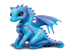 Blue Dragon, Fantasy Creature, Scaled Monster, Legendary Animal, Enchanted Serpent PNG