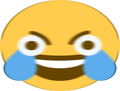 Blue Emoji Meme, Social Media, Trend, Fun, Expression PNG