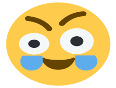 Blue Emoji Meme, Trending, Humor, Communication, Expression PNG