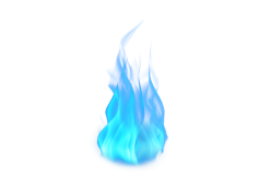 Blue Flame, Element, Light, Heat, Vibrancy PNG