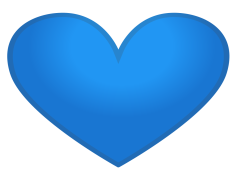 Blue Heart, Symbol, Care, Friendship, Affection PNG