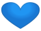 Blue Heart, Trust Emblem, Compassionate Gesture, Friendship Token, Caring Emotion PNG