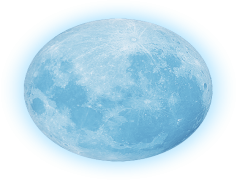 Blue Moon, Midnight Glow, Celestial Event, Mystical Scene, Lunar Beauty PNG