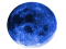 Blue Moon, Mystic, Celestial, Glow, Night PNG