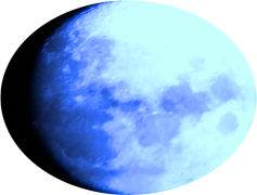 Bluemoon, Serenity, Tranquil, Dreamy, Night PNG