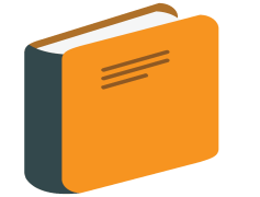 Book Emoji, Novel Representation, Education Sign, Library Emoji, Literature Symbol PNG