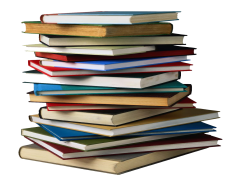 Book Stack, Literature, Library, Textbooks, Knowledge PNG