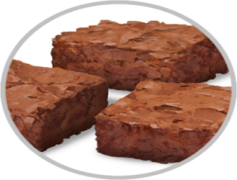 Brownie, Dessert, Snack, Chocolate, Indulgence PNG