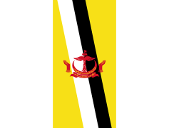 Brunei Flag, Red Stripe, Cultural Heritage, Yellow Field, Coat Of Arms PNG