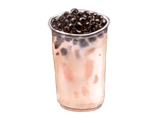 Bubble Tea, Creative Toppings, Refreshing Beverage, Sweet Drink, Ice Blended PNG
