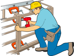 Builder Carpenter Vector, Construction Worker, Wood Joinery, Craftsmanship, Woodworking Tools PNG