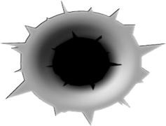 Bullet Hole, Damage, Impact, Mark, Realism PNG